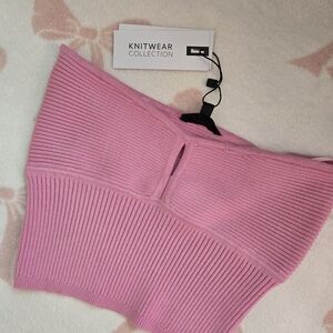 Dynamite Pink Knit Tube Top